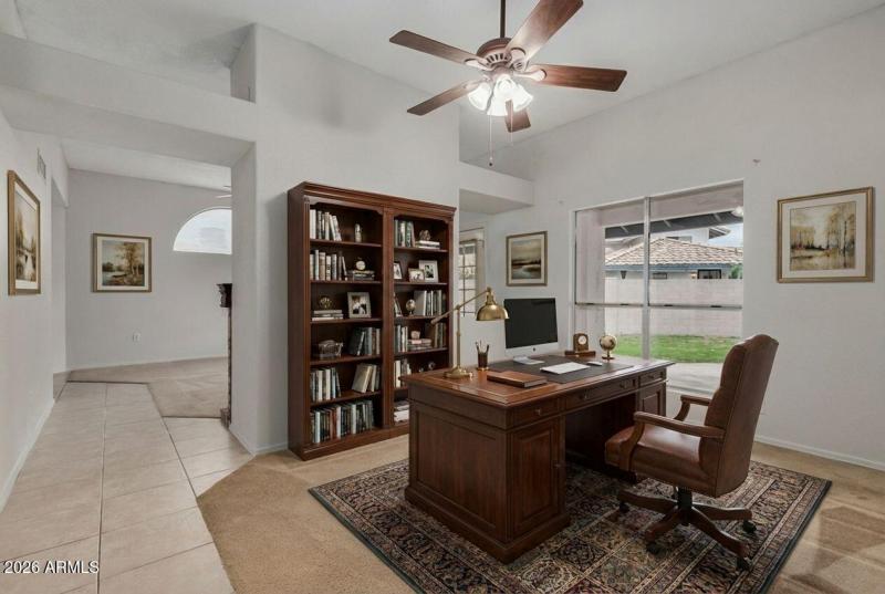 Bonus Room/Den virtual staged