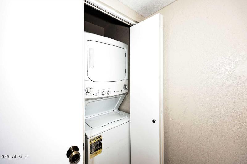 Laundry in Powder Room