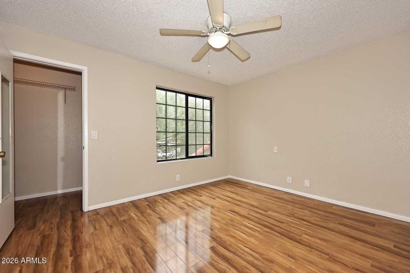 Primary Bedroom with dual pane windows