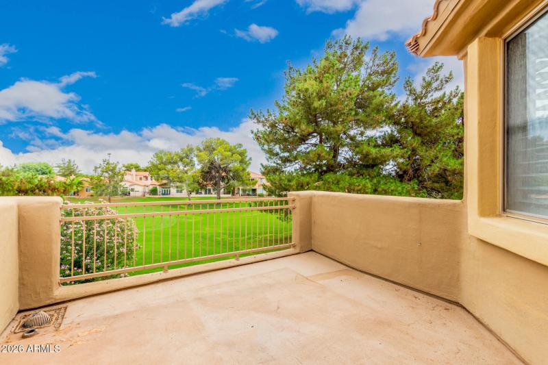 Patio off upstairs master
