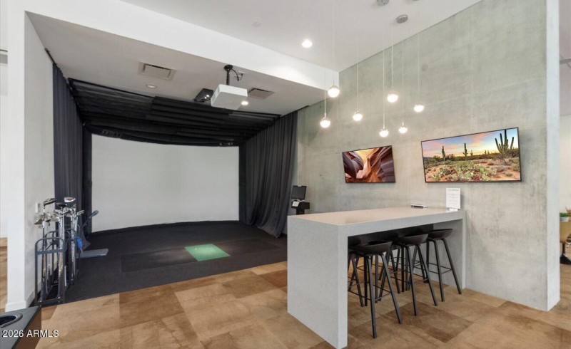 Private Golf Simulator Lounge