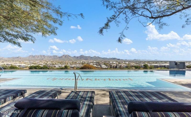 Infinity Pool with Mountain Views