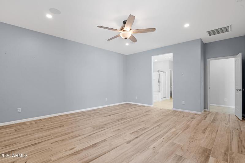 Separated Primary Suite