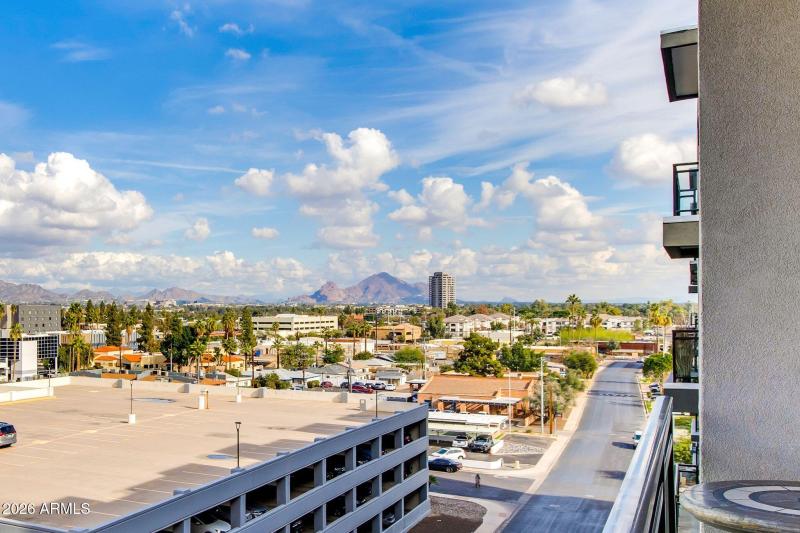 Mountains from balcony