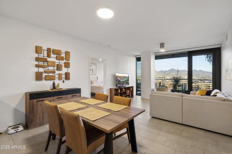 Open Living & Dining Space