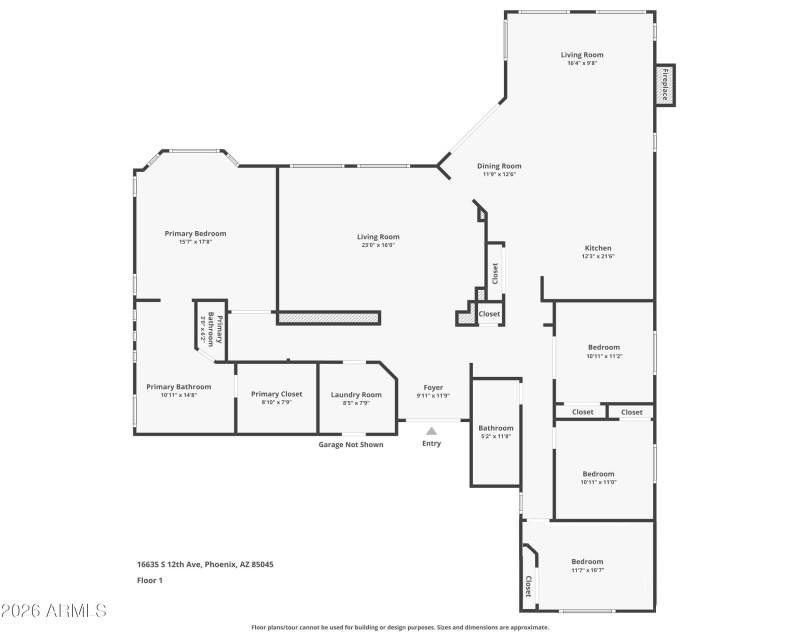 16635 S 12th - Floor Plan