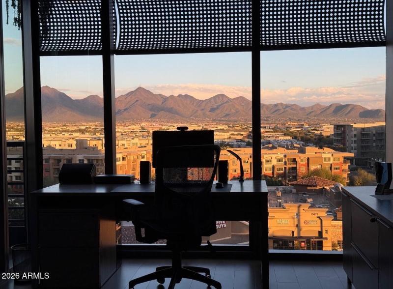 Home Office with Mountain Views