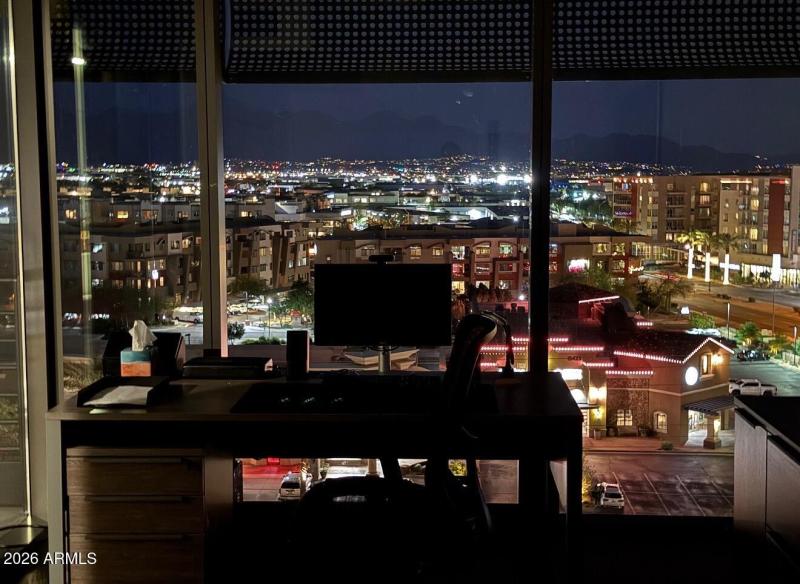 Night Skyline Office Views