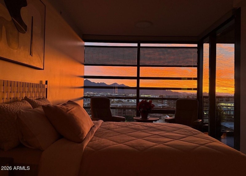 Sunset Views from Bedroom