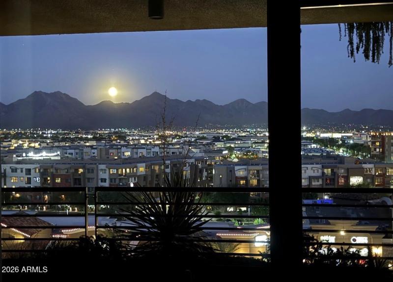 Night Mountain & City Lights