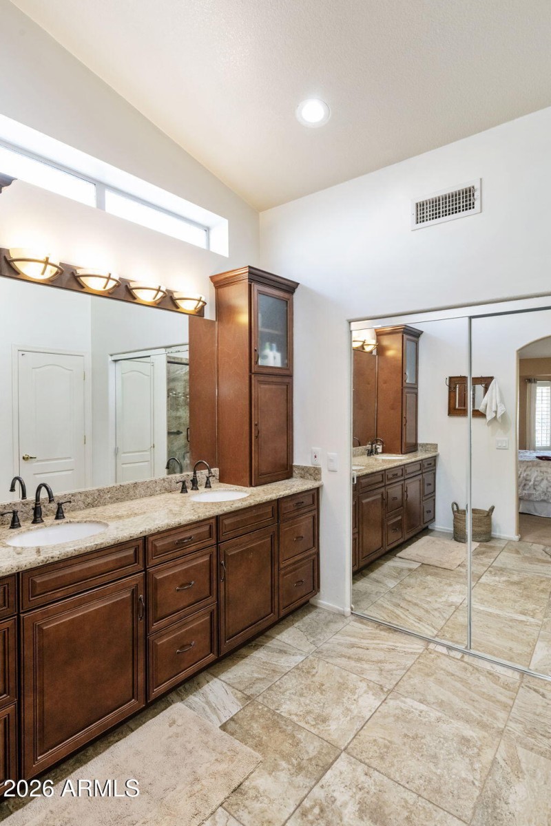 Primary suite bathroom