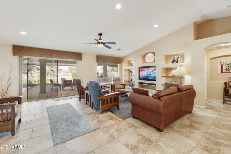 Great Room with patio access