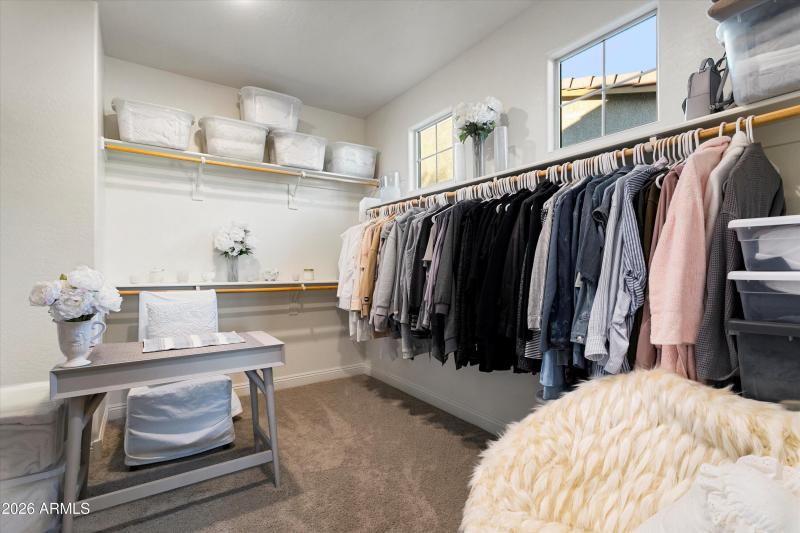 Closet at Primary Bedroom