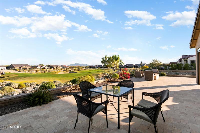 HUGE Travertine Tiles Patio