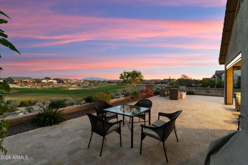 Patio Views at Twilight