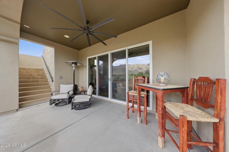 Patio Access to observation deck