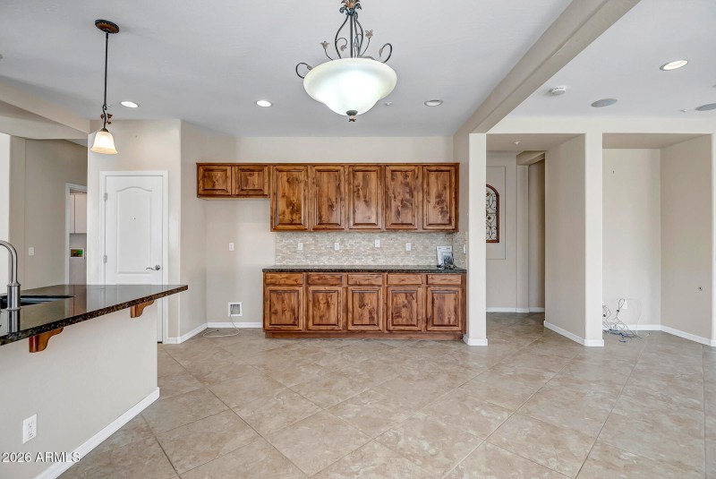 Dining Area with Cabinets