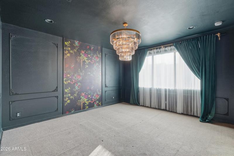 Beautifully designed master bedroom