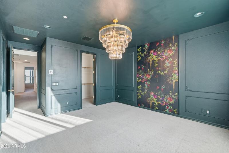 Beautifully designed master bedroom