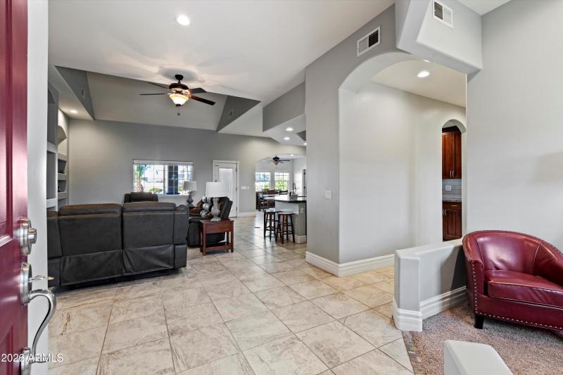 Inviting Front Entrance