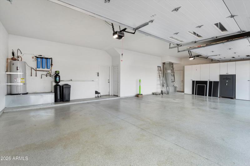 Four-Car Garage Interior