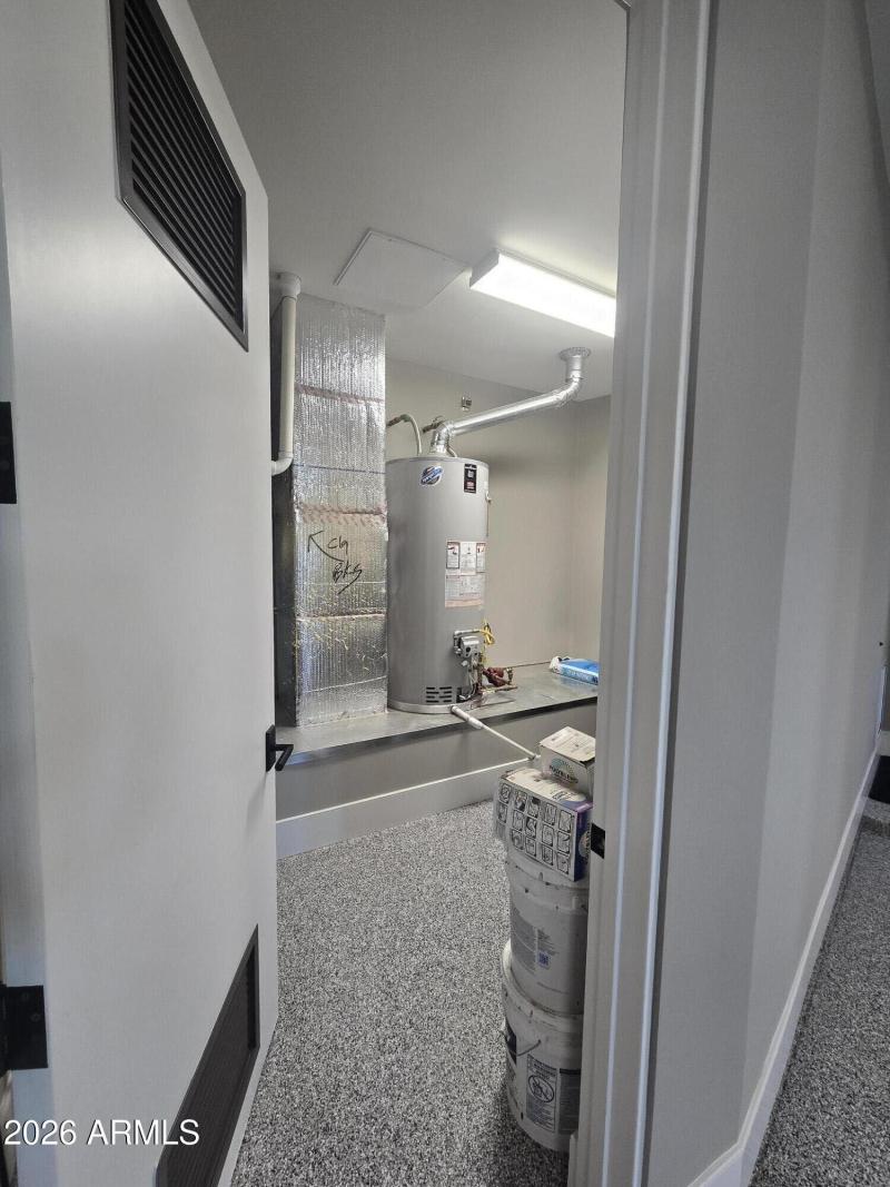 Garage mechanical room