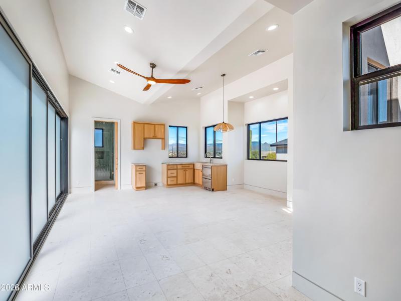 Inside the guest house