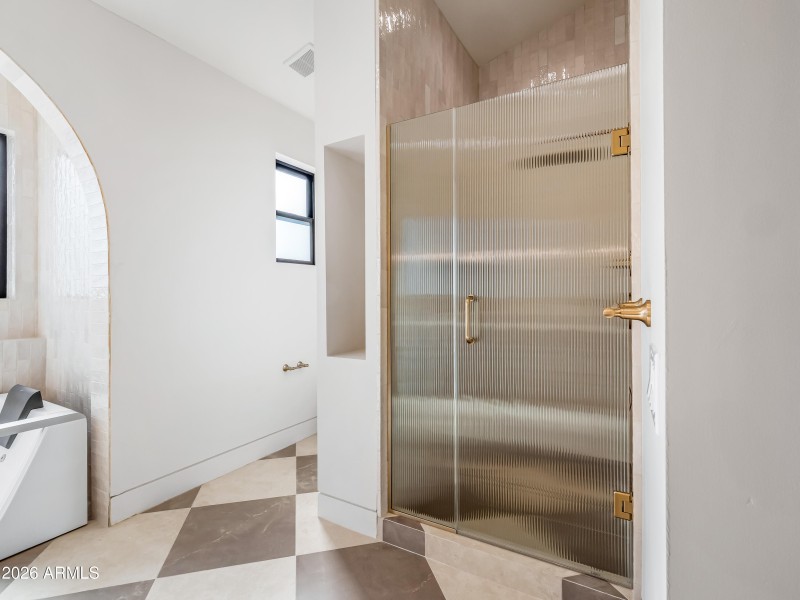 Primary bathroom shower