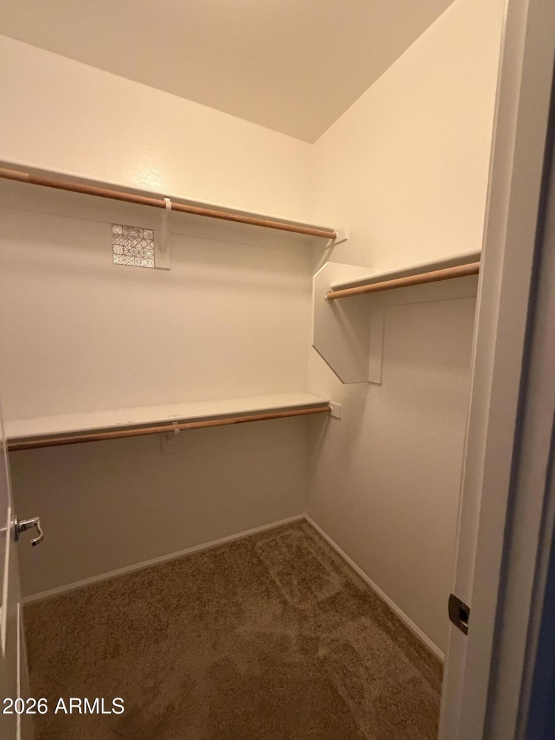 Primary closet