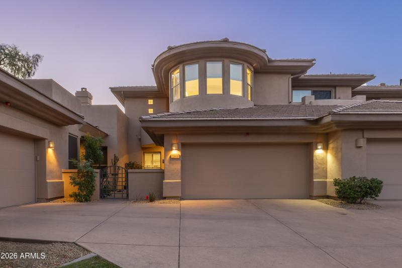 Front Exterior at Twilight