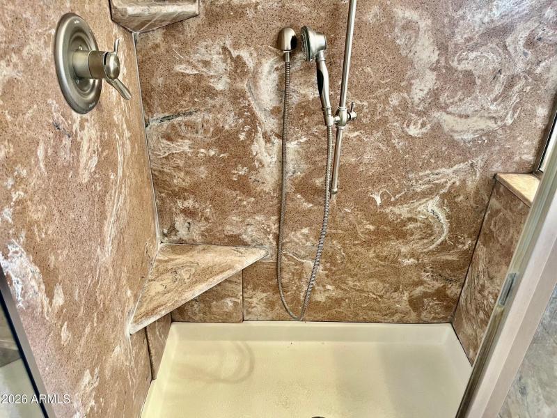 Updated shower enclosure