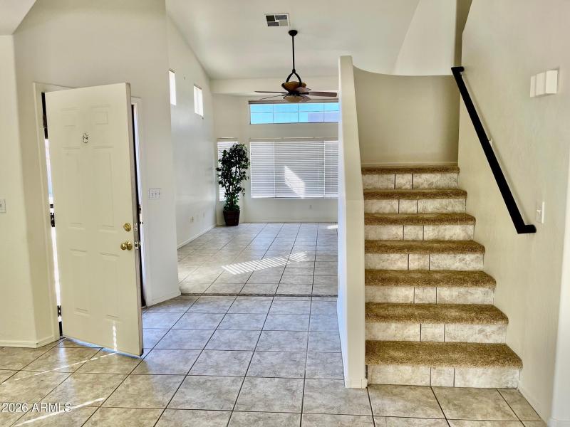 Tile verticles on steps