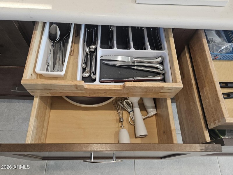 Double, soft Close Drawers