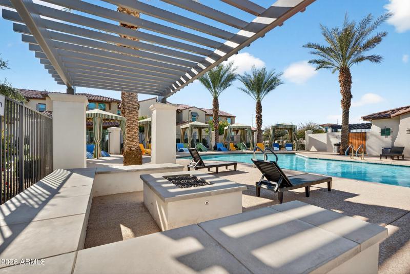 Community Pool Firepit