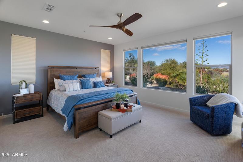 Primary bedroom looking out