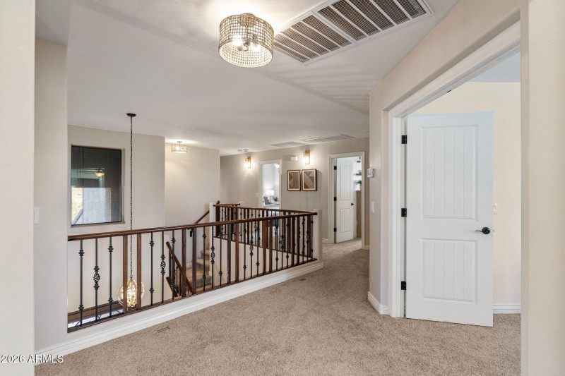 A Sleek Staircase Leads to a