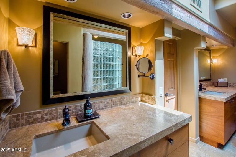 Master Bath with large skylight