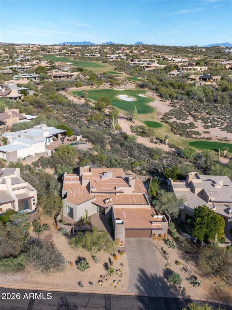 Ariel of Home Towards Apache Golf Course