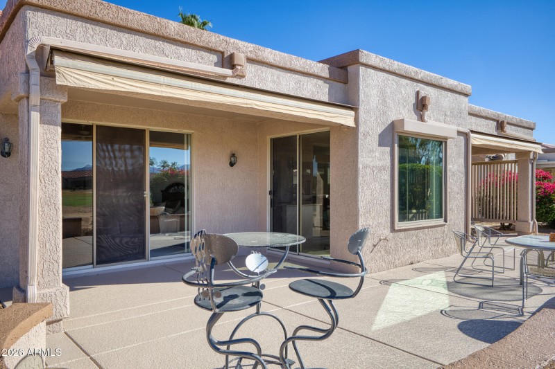 Covered Patio Seating