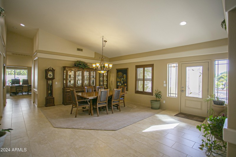 Formal Dining at entry