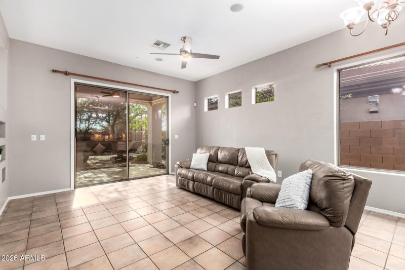 Spacious family room