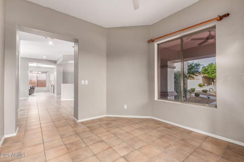 Lots of space in this den