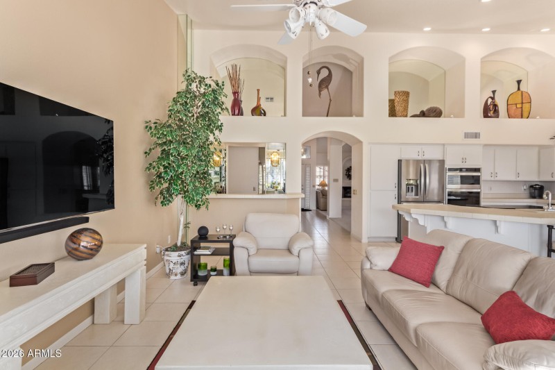 Family Room off the Kitchen