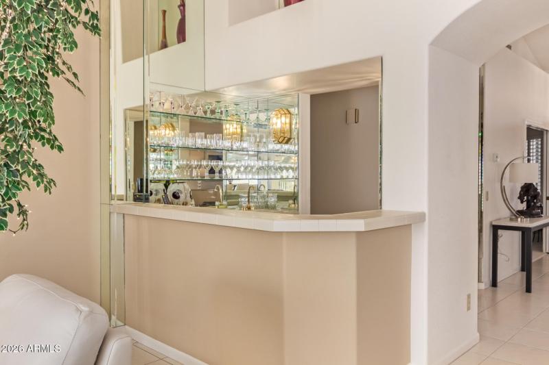 Bar off Family Room/Kitchen