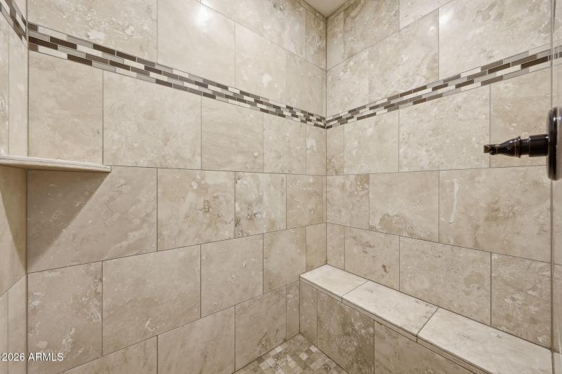 Large walk in shower
