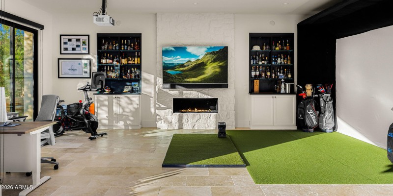 46ramada office and golf sim