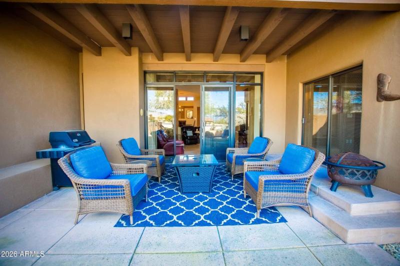patio looking into the home