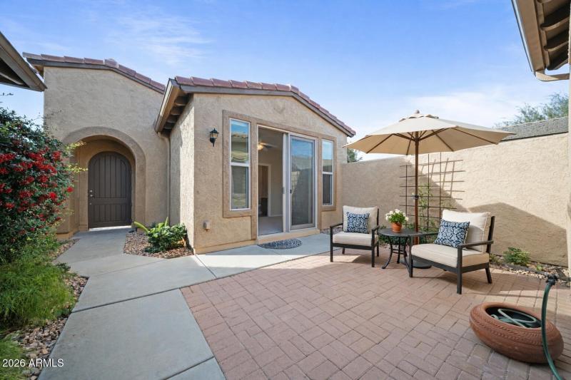 Front Courtyard By casita entrance