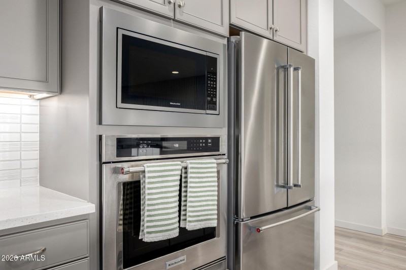 Electric wall oven & built-in microwave