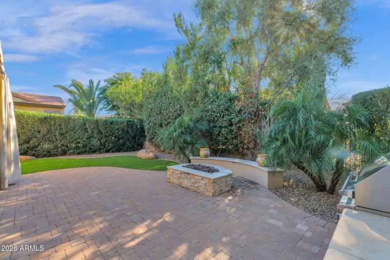 Extended Patio with Fire Pit
